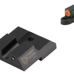 Night Fision CZU076007OGZG Tritium Night Sights For CZ-USA  Black| Green Tritium Orange Ring Front Sight Green Tritium Black Ring Rear Sight
