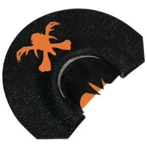 Primos 1245 Hook Hunter Curved Diaphragm Call Attracts Turkeys,  Three Latex Reeds, Includes Pin Box