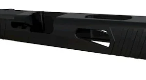 Rival Arms RA10G106A Precision Slide A1 with Docter Cut Black QPQ Case Hardened 17-4 Stainless Steel for Glock 17 Gen4