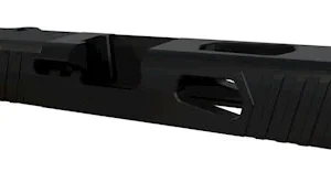 Rival Arms RA10G205A Precision Slide A1 Docter Cut Black QPQ Case Hardened 17-4 Stainless Steel for Glock 19 Gen3