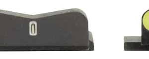 XS Sights SW0029S5Y DXT2 Big Dot Night Sights- Smith and Wesson  Black | Green Tritium Yellow Outline Front Sight Green Tritium White Outline Bar Rear Sight