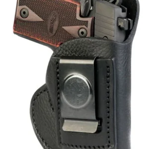 1791 Gunleather SCH1NSBR SCH  IWB Size 01 Night Sky Black Leather Belt Clip Fits Ruger LCP/Sig P938/Walther PPK Right Hand