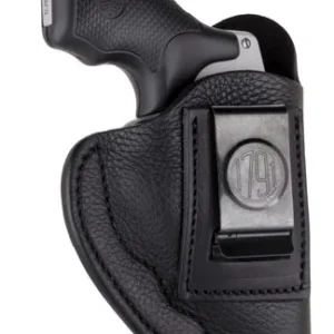 1791 Gunleather SCH2NSBL SCH  IWB Size 02 Night Sky Black Leather Belt Clip Fits Ruger LC9/S&W J Frame/Colt Cobra Left Hand