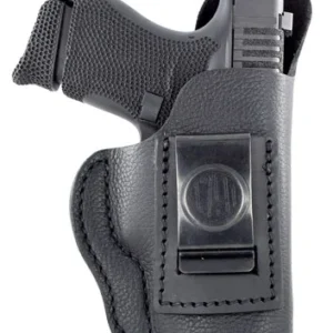 1791 Gunleather SCH3NSBL SCH  IWB Size 03 Night Sky Black Leather Belt Clip Compatible w/Ruger LC9/1911/Glock 42 Left Hand