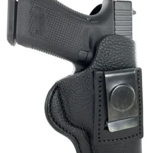 1791 Gunleather SCH4NSBL SCH  IWB Size 04 Night Sky Black Leather Belt Clip Compatible w/Glock 17/S&W M&P Shield/Springfield XD Left Hand