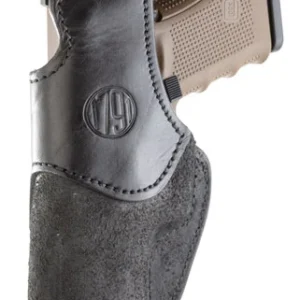 1791 Gunleather RCH4BLKR RCH  IWB Size 04 Black Leather Belt Clip Compatible w/Glock 17/S&W M&P Shield/Springfield XD Right Hand