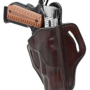 1791 Gunleather BH1SBRR BH1  OWB Size 01 Signature Brown Leather Belt Slide Fits 4-5" 1911 Right Hand