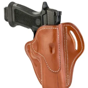 1791 Gunleather BH24CBRR BH2.4  OWB 2.4 Signature Brown Leather Belt Slide Fits Walther PPQ/Sig P320/Springfield XD-M