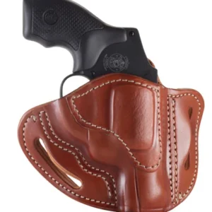 1791 Gunleather RVH1CBRR RVH1  OWB Size 01 Classic Brown Leather Belt Slide Fits S&W J Frame/Ruger LCR/S&W 38 Belt Up to 1.75" Wide Right Hand