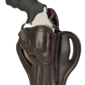 1791 Gunleather RVH2SBRR RVH2  OWB Size 02 Signature Brown Leather Belt Slide Fits Ruger GP100/S&W K Frame Right Hand