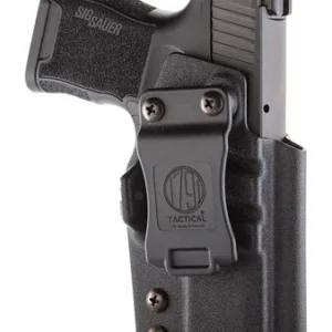1791 Gunleather TACIWBP365BLKR Tactical Kydex  IWB Black Kydex Belt Clip Fits Sig P365