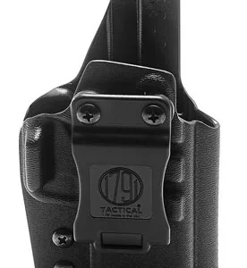 1791 Gunleather TACIWBXDSBLKR Tactical Kydex  IWB Black Kydex Belt Clip Fits Springfield XD-S
