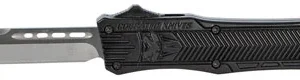 CobraTec Knives SBCTK1STNS CTK-1  Small 2.75" OTF Tanto Plain Black D2 Steel Blade/Black Aluminum Handle Features Glass Breaker Includes Pocket Clip