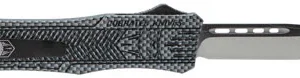 CobraTec Knives MCFCTK1MDNS CTK-1  Medium 3" OTF Drop Point Plain D2 Steel Blade/Carbon Fiber Aluminum Handle Features Glass Breaker Includes Pocket Clip