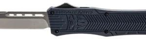 CobraTec Knives MNYCTK1MTNS CTK-1  Medium 3" OTF Tanto Plain D2 Steel Blade/NYPD Blue Aluminum Handle Features Glass Breaker Includes Pocket Clip