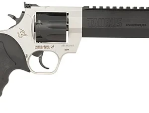 Taurus 2357065RH Raging Hunter  357 Mag 7rd 6.75" Matte Black Oxide Cylinder & Barrel Matte Stainless Steel Frame Black Rubber with Integrated Red Cushion Insert  Grip