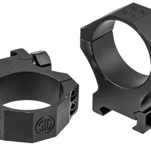 Sig Sauer Electro-Optics SOA10018 Alpha 1  Matte Black 34mm Extra High 0 MOA