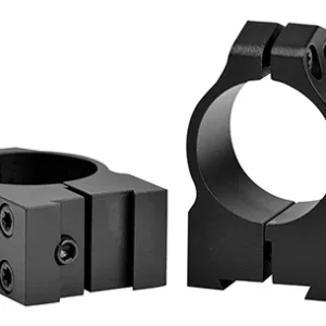 Warne 1B1M CZ 527 Maxima Matte Black 1"  Medium 0 MOA