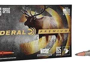 Federal P3006AD Premium  30-06 Springfield 165 gr Nosler Partition 20 Per Box/ 10 Case