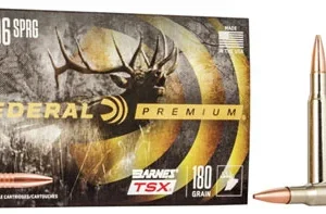 Federal P3006AE Premium  30-06 Springfield 180 gr Barnes TSX 20 Per Box/ 10 Case