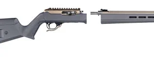 Magpul MAG760-GRY Hunter X-22 Stock Fixed Adjustable Comb Stealth Gray Synthetic for Ruger 10/22 Takedown