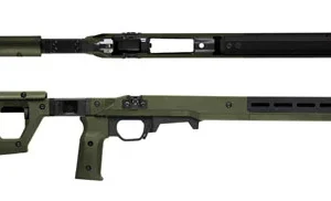 Magpul MAG997-ODG Pro 700 Stock Fixed w/Aluminum Bedding OD Green Synthetic for Remington 700 SA