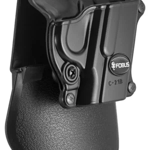 Fobus C21B Passive Retention Compact OWB Black Plastic Paddle Fits 1911 w/o Rail Right Hand