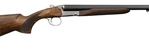 Charles Daly 930114 512T Coach 12 Gauge 2rd 3" 20" Matte Blued Steel Side by Side Barrel, Silver Steel Receiver, Oiled Walnut Fixed Checkered Stock & Forend, Includes 5 Choke Tubes