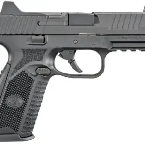 FN 66100587 509M MRD Mid-Size 9mm Luger 15+1 4" Black Recessed Crown Barrel, Matte Black Optic Ready/Serrated Stainless Steel Slide, Matte Black Polymer Frame w/Picatinny Rail, Ambidextrous