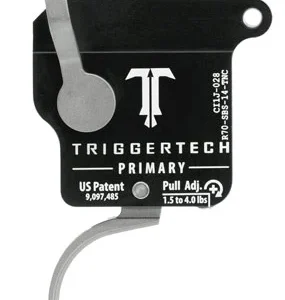TriggerTech R70SBS14TNC Primary Without Bolt Release Single-Stage Traditional Curved Trigger with 1.50-4 lbs Draw Weight for Remington 700 Right