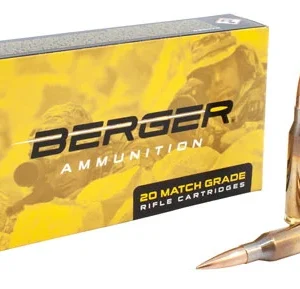 Berger Bullets 30020 Tactical Rifle 260 Rem 130 gr Hybrid Open Tip Match 20 Per Box/ 10 Case