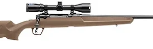 Savage Arms 57175 Axis II XP 6.5 Creedmoor 4+1 22", Matte Black Barrel/Rec, Flat Dark Earth Synthetic Stock, Includes Bushnell Banner 3-9x40mm Scope