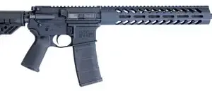 HM Defense HM15FMB556 Defender M5 5.56x45mm NATO Caliber with 16" Barrel, 30+1 Capacity, Black Hard Coat Anodized Metal Finish, Black Mil-Spec HM Stock & Enhanced Polymer Grip Right Hand