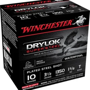 Winchester Ammo XSC10T Drylok Super Steel Magnum 10 Gauge 3.50" 1 5/8 oz T Shot 25 Per Box/ 10 Case