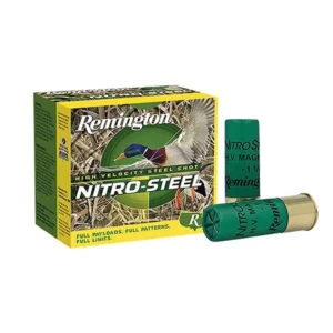 Remington Ammunition 20864 Nitro-Steel High Velocity 12 Gauge 3" 1 3/8 oz 4 Shot 25 Per Box/ 10 Cs