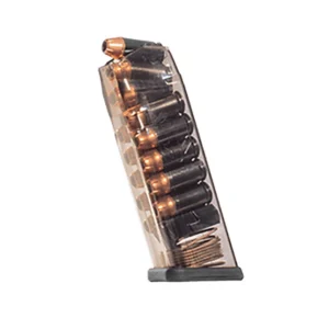ETS Group GLK21 Pistol Mags  13rd 45 ACP Compatible w/ Glock 21/30/41 Clear Polymer