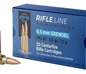 PPU PP6GF Standard Rifle  6.5 Grendel 110 gr Full Metal Jacket Boat Tail 20 Per Box/ 25 Case
