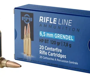 PPU PP6GH Standard Rifle  6.5 Grendel 120 gr Hollow Point Boat Tail 20 Per Box/ 25 Case