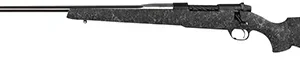 Weatherby MAM01N653WL8B Mark V Accumark 6.5-300 Wthby Mag 3+1 26" Barrel, Graphite Black Cerakote Metal Finish, Gray Webbed Black Fixed Monte Carlo Stock Left Hand