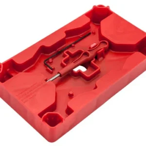 Apex Tactical 104110 Armorer's Tray & Pin Punch  Red Polymer Pistol