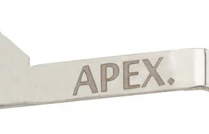 Apex Tactical 102103 Performance Connector  Compatible w/Glock Pistol, Silver Metal