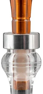 Echo Calls 77806 Timber Bourbon & Water Double Reed Mallard Sounds Attracts Ducks Brown/Clear Polycarbonate