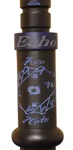Echo Calls 90022 Ace in The Hole  Single Reed Attracts Ducks/ Mallard Sounds Matte Black Acrylic