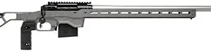 Savage Arms 57559 110 Elite Precision 300 Win Mag 5+1 30" Matte Stainless, Matte Black Rec, Gray Cerakote Adjustable MDT ACC Aluminum Chassis Stock (MB Not Included)