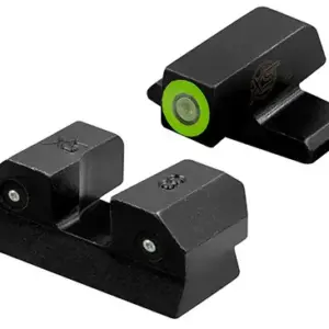 XS Sights SIR015P6G R3D Night Sights- Sig Sauer- Springfield Armory  Black | Green Tritium Green Outline Front Sight Green Tritium  Rear Sight