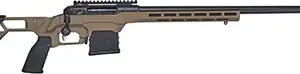 Savage Arms 57564 110 Precision 6.5 Creedmoor 10+1 24", Matte Black Rec/Barrel, Flat Dark Earth Cerakote MDT LSS XL Chassis, Polymer Grip