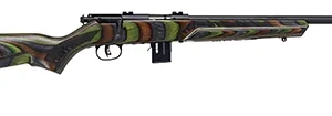 Savage Arms 96636 93R17 Minimalist 17 HMR Caliber with 10+1 Capacity, 18" Barrel, Matte Black Metal Finish & Boyd's Minimalist Green Laminate Stock Right Hand (Full Size)