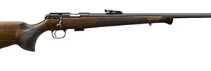 CZ-USA 02371 CZ 457 Premium Full Size 22 LR 5+1 24.80" Black Nitride Black Nitride Steel Receiver Turkish Walnut Monte Carlo w/Decorative Forend Tip Stock Right Hand