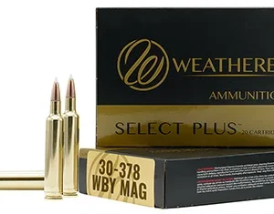 Weatherby H303220ELDX Select Plus  30-378 Wthby Mag 220 gr Hornady ELD X 20 Per Box/ 10 Case