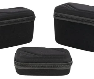 US PeaceKeeper P25020 Gear/Ammo Case  Black EVA Denier Nylon *Set of 3